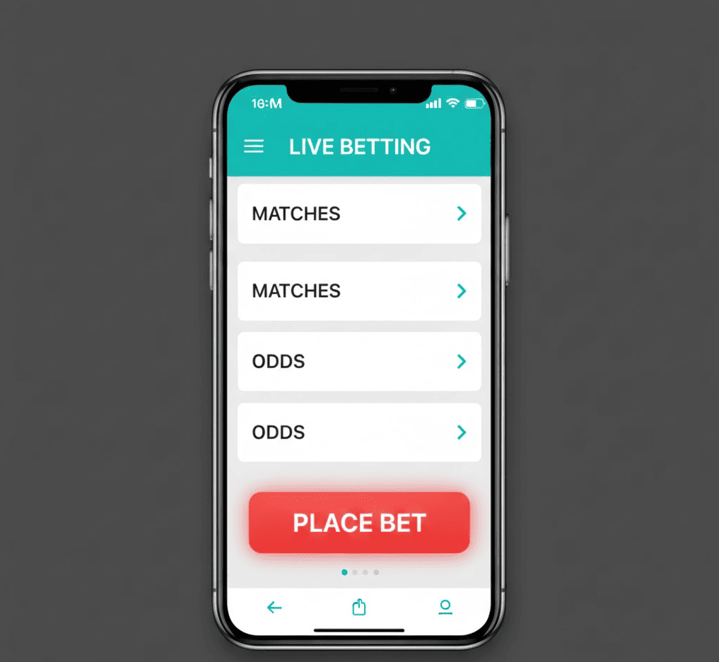 Live betting interface